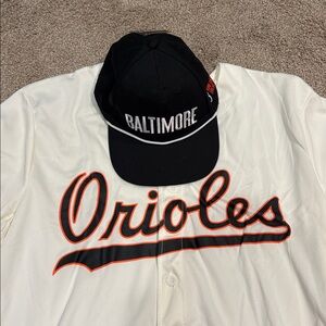 Baltimore Orioles Jersey + Hat Bundle